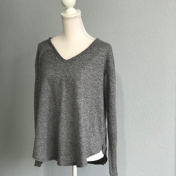 BDG Sweaters - Urban Outfitters BDG Gray V-neck Sweater